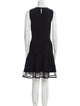 Alexander McQueen Virgin Wool Mini Dress