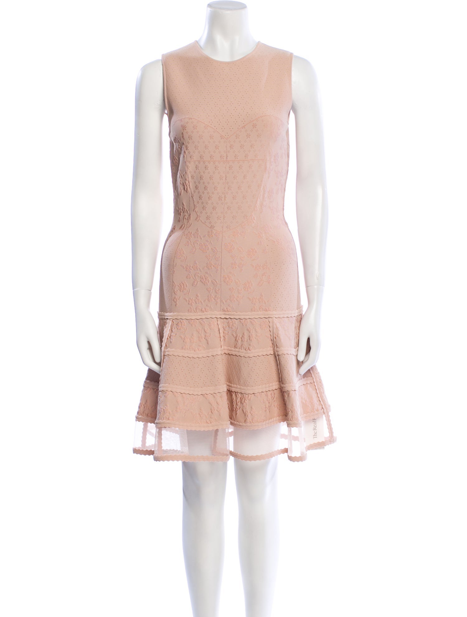 Alexander McQueen Crew Neck Mini Dress w/ Tags