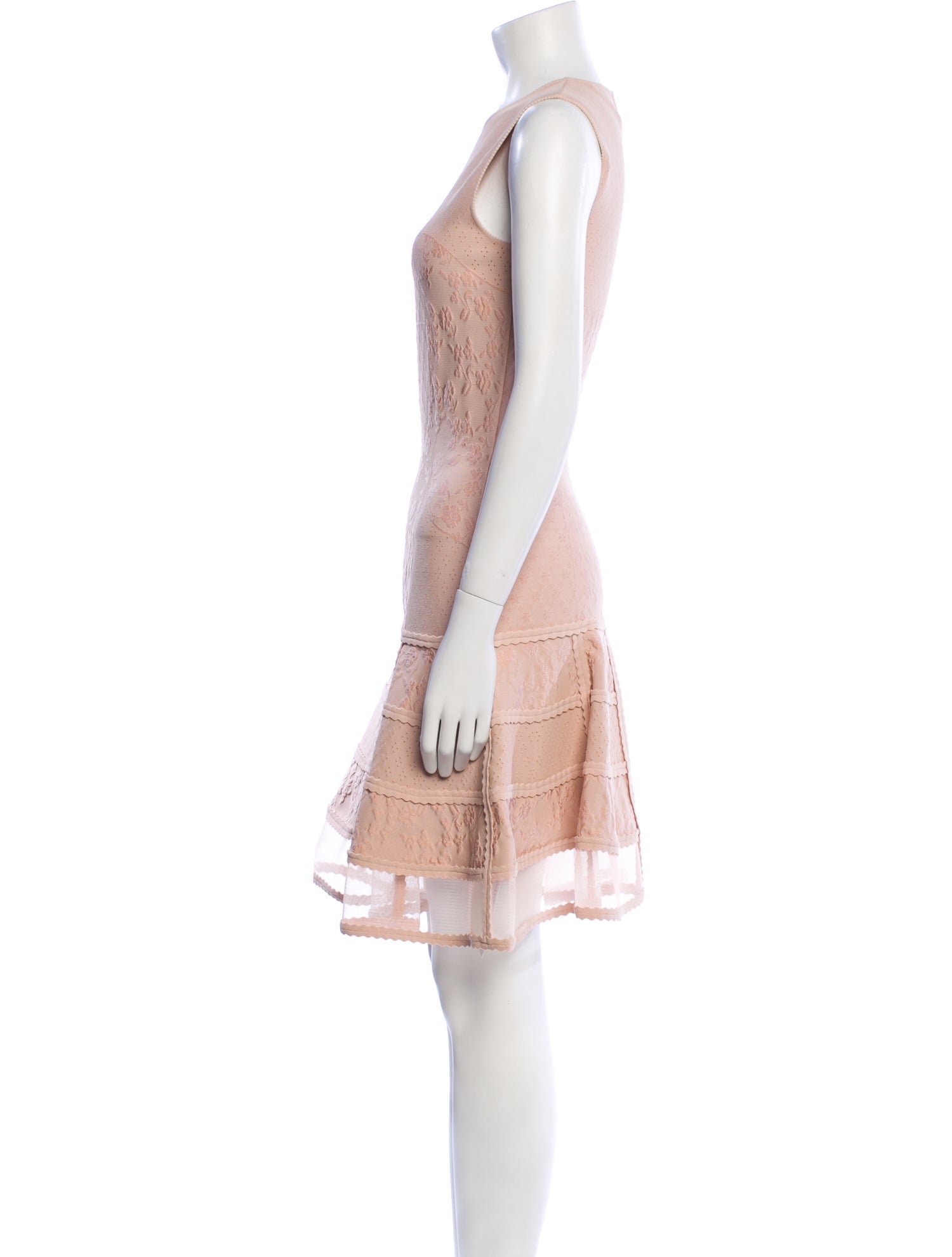 Alexander McQueen Crew Neck Mini Dress w/ Tags