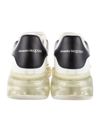 Alexander McQueen Leather Colorblock Pattern Sneakers