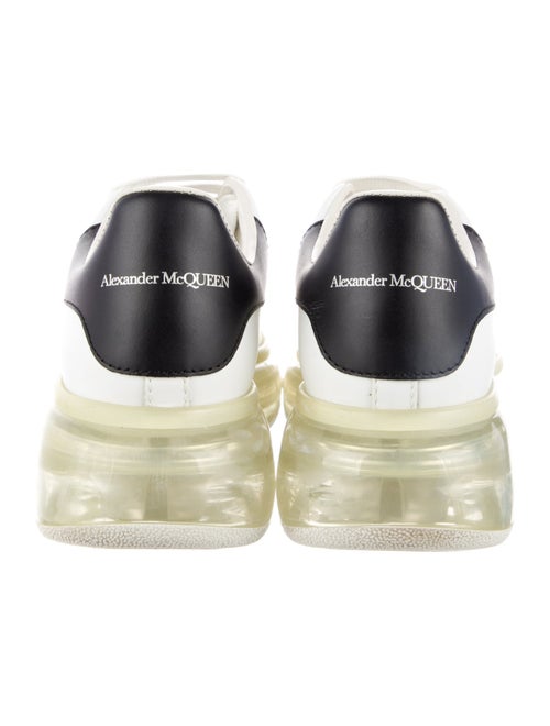 Alexander McQueen Leather Colorblock Pattern Sneakers