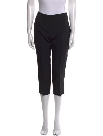 Alexander McQueen Virgin Wool Straight Leg Pants