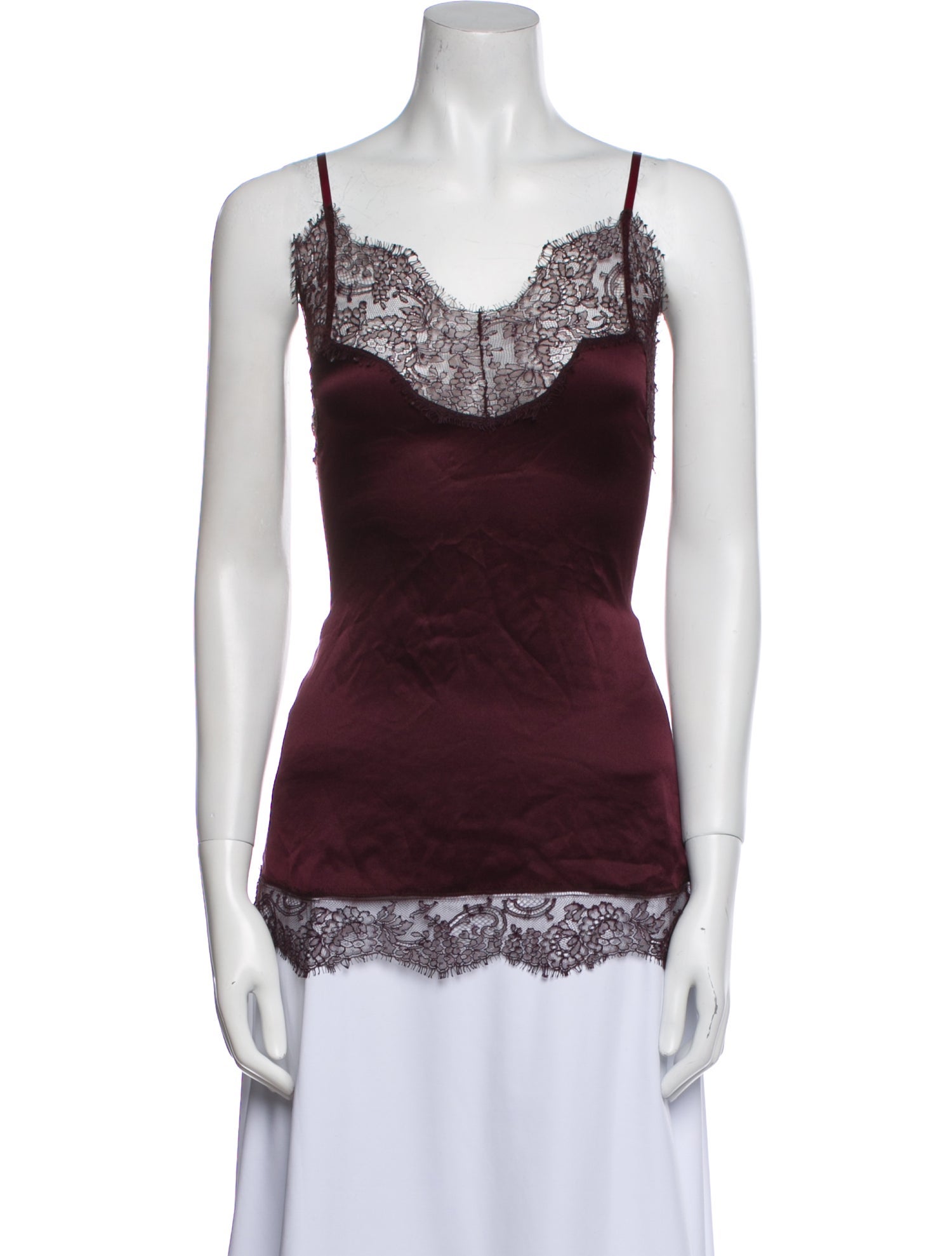 Alexander McQueen Silk Cowl Neck Top