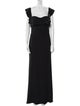 Alexander McQueen Square Neckline Long Dress