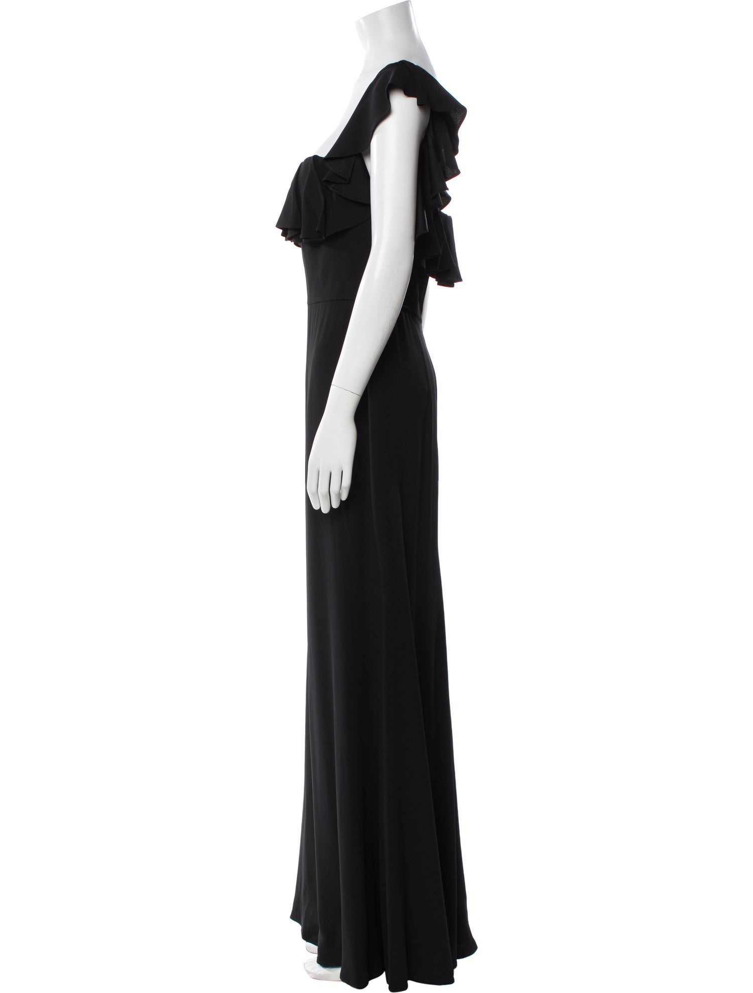 Alexander McQueen Square Neckline Long Dress