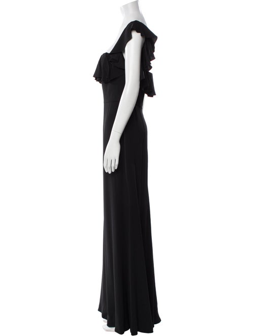 Alexander McQueen Square Neckline Long Dress