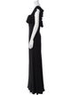 Alexander McQueen Square Neckline Long Dress