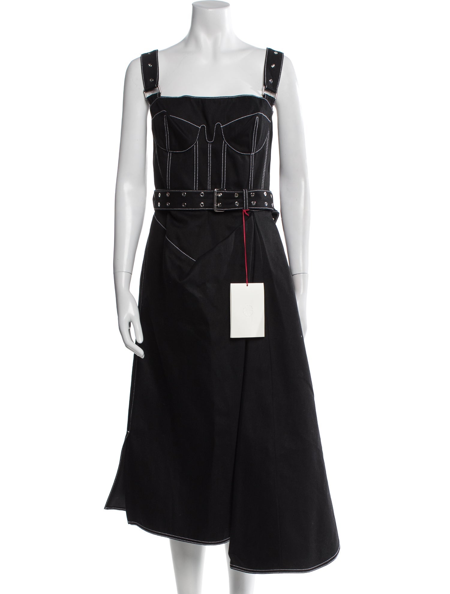 Alexander McQueen Square Neckline Long Dress w/ Tags