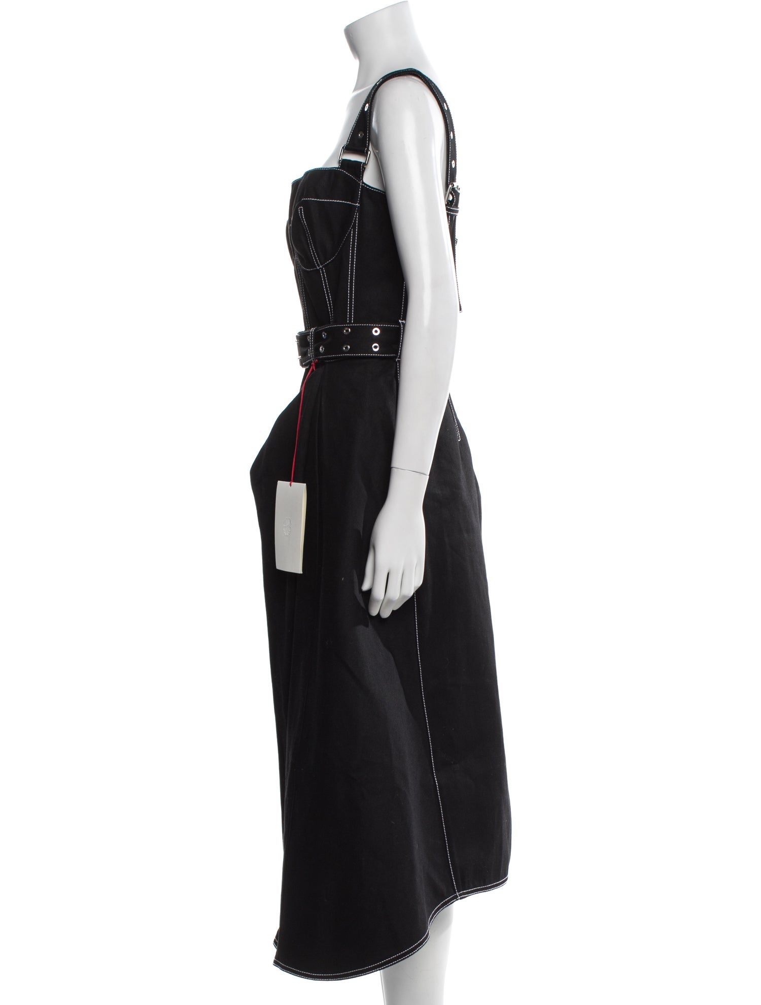 Alexander McQueen Square Neckline Long Dress w/ Tags