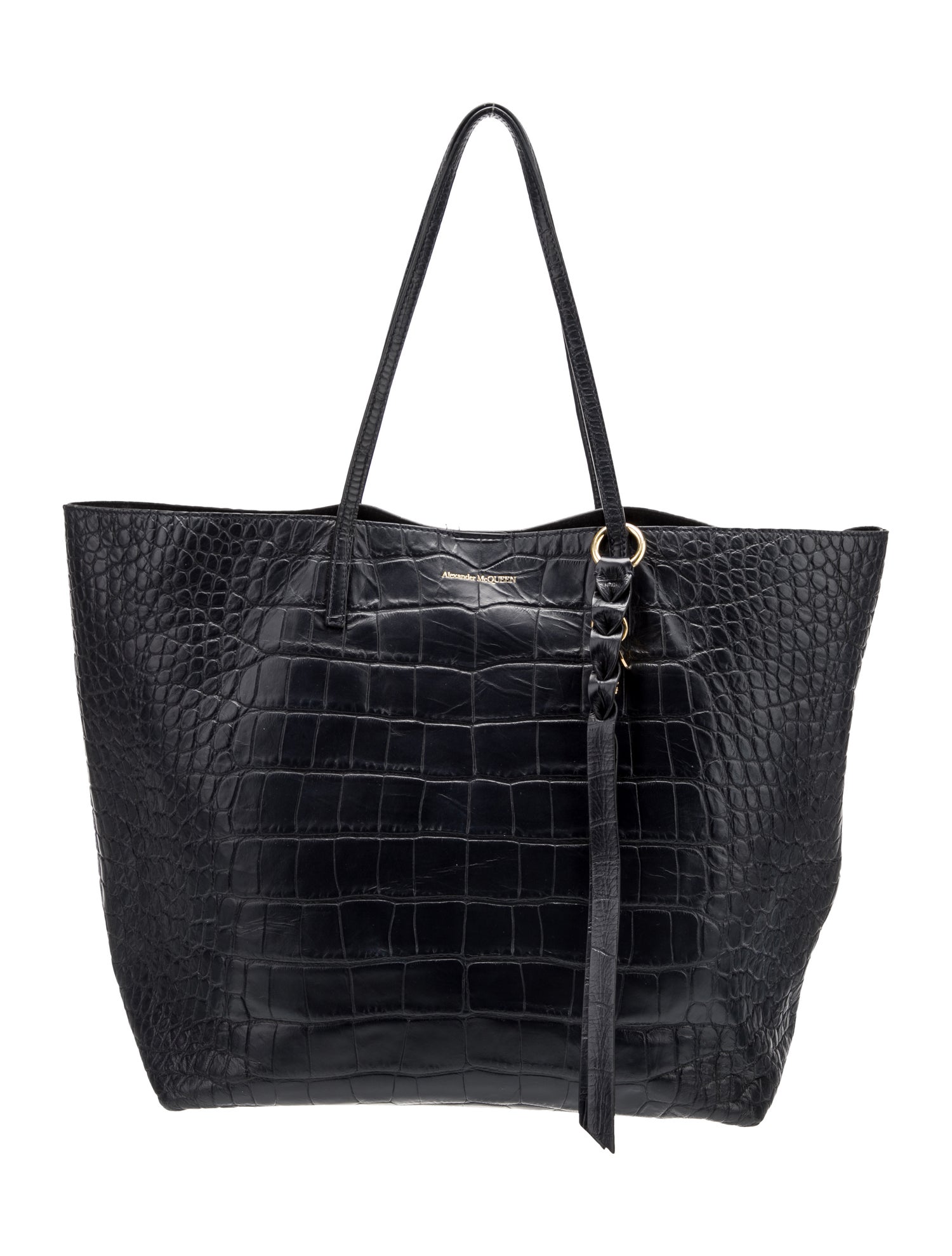Alexander McQueen Embossed Leather Tote