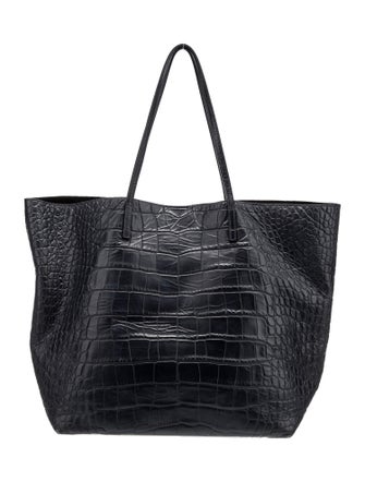 Alexander McQueen Embossed Leather Tote