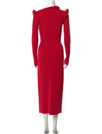 Alexander McQueen Wool Long Dress
