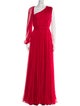 Alexander McQueen Silk Long Dress