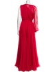 Alexander McQueen Silk Long Dress