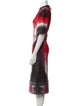 Alexander McQueen Printed Midi Length Dress