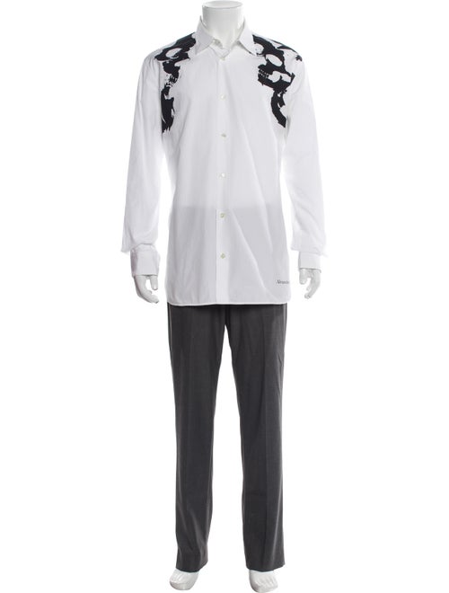 Alexander McQueen 2021 Printed Dress Shirt