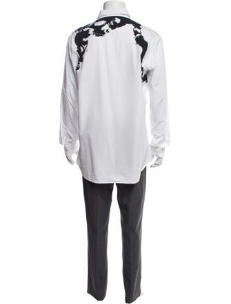 Alexander McQueen 2021 Printed Dress Shirt