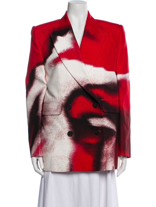 Alexander McQueen Printed Blazer