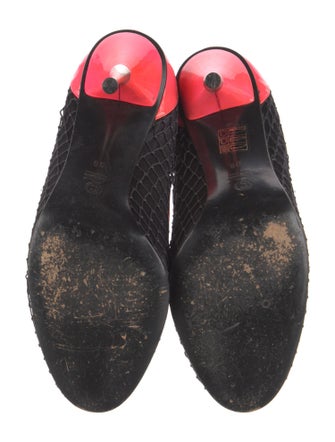 Alexander McQueen Snakeskin Colorblock Pattern Pumps