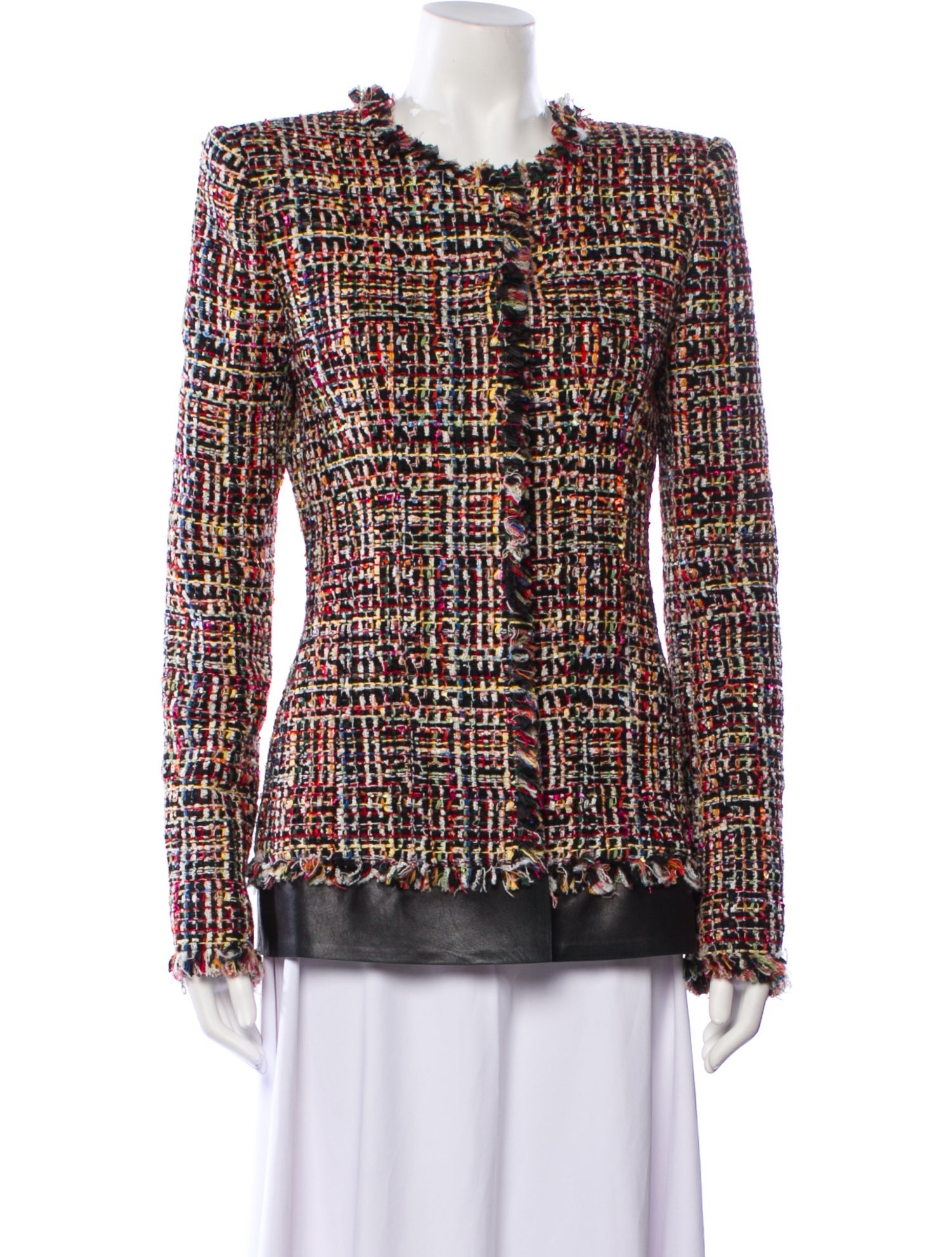 Alexander McQueen Tweed Pattern Evening Jacket