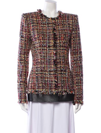 Alexander McQueen Tweed Pattern Evening Jacket