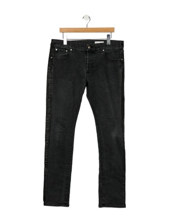 Alexander McQueen Mid-Rise Straight Leg Jeans