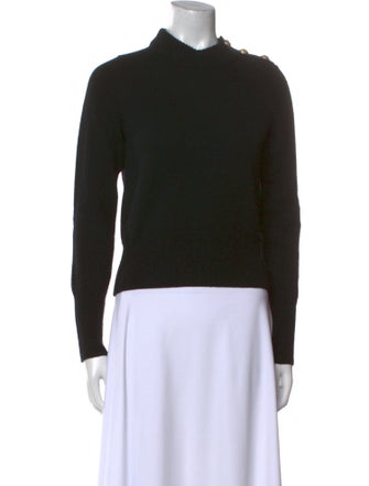 Alexander McQueen Cashmere Mock Neck Sweater