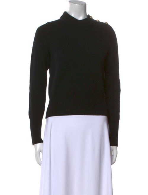 Alexander McQueen Cashmere Mock Neck Sweater