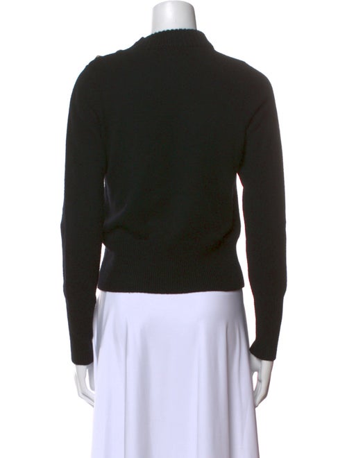 Alexander McQueen Cashmere Mock Neck Sweater