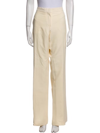 Alexander McQueen Wool Wide Leg Pants