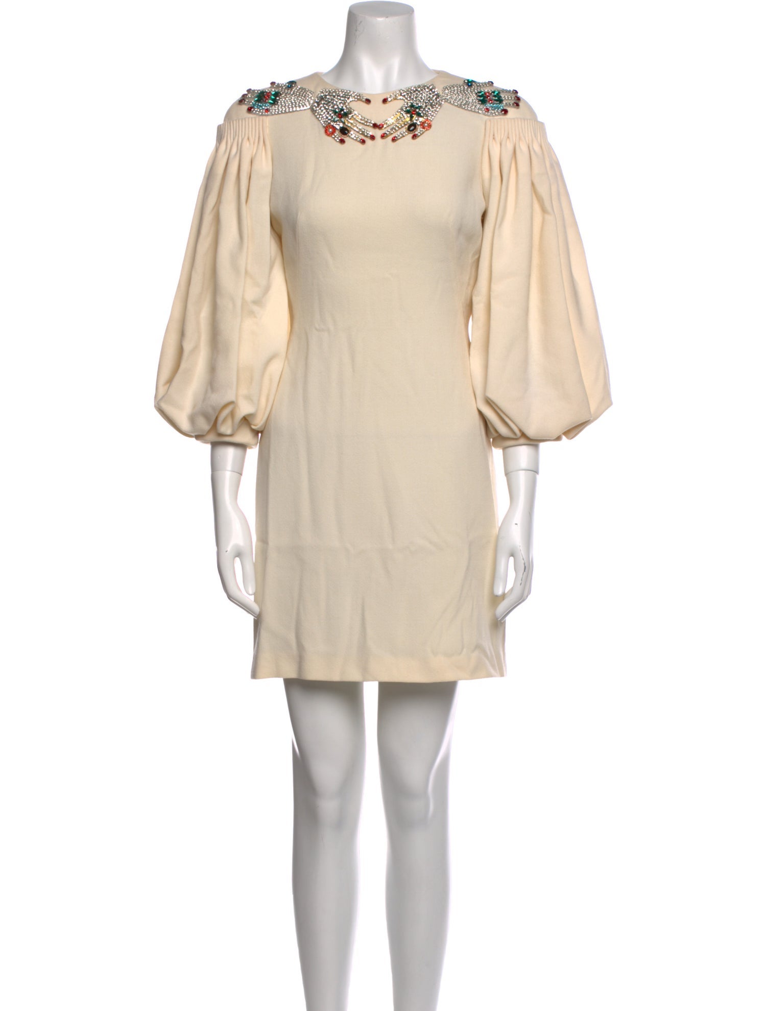 Alexander McQueen Wool Mini Dress