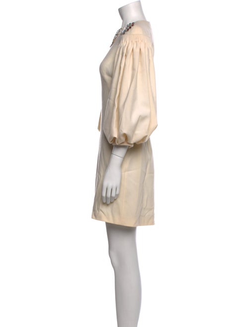 Alexander McQueen Wool Mini Dress