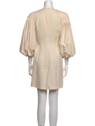 Alexander McQueen Wool Mini Dress