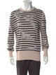 Alexander McQueen Striped Crew Neck Pullover