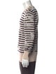 Alexander McQueen Striped Crew Neck Pullover