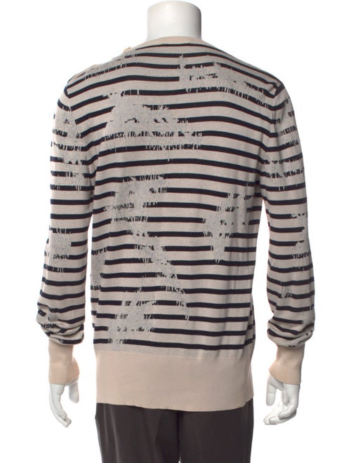Alexander McQueen Striped Crew Neck Pullover