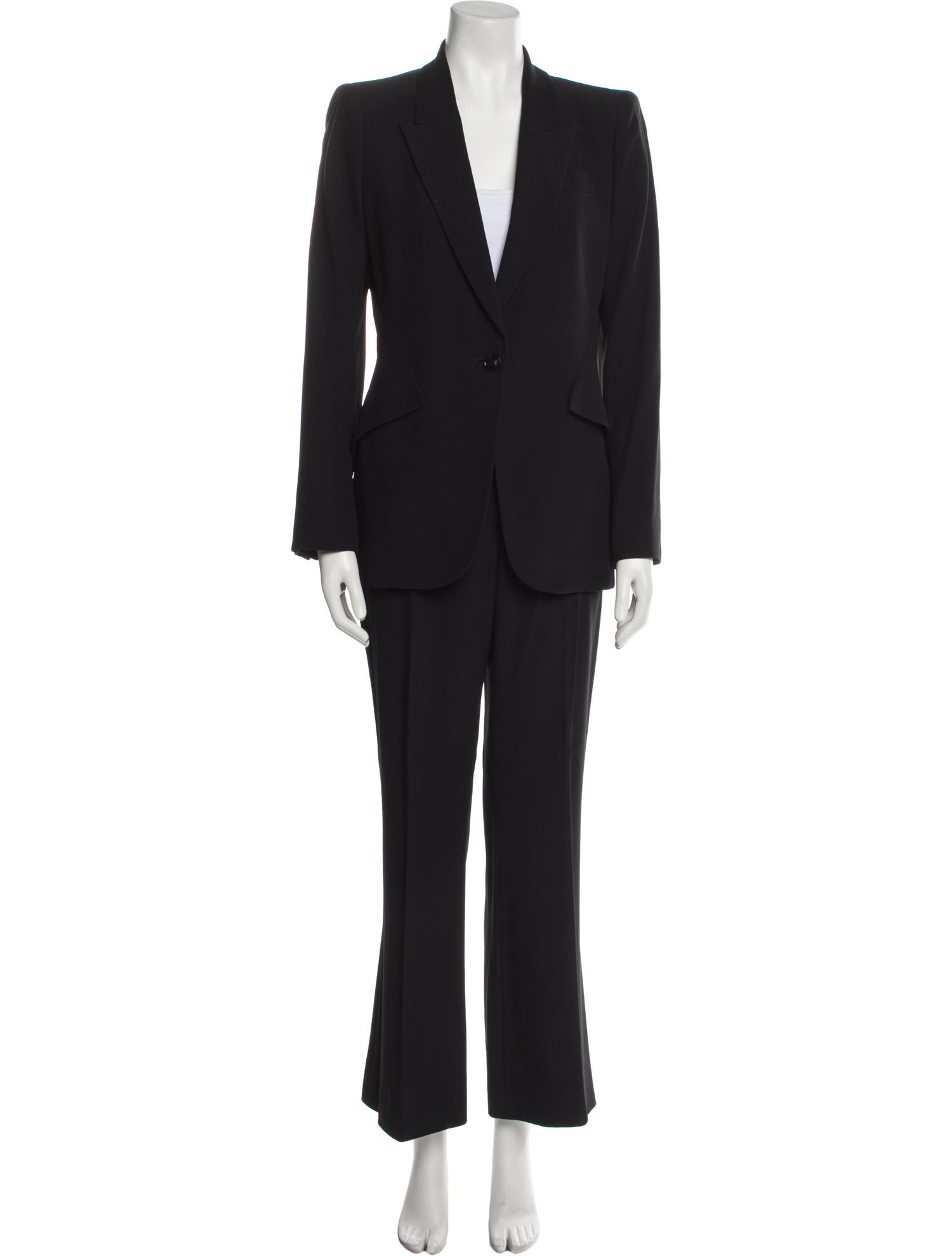 Alexander McQueen Virgin Wool Pantsuit
