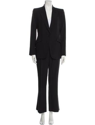 Alexander McQueen Virgin Wool Pantsuit