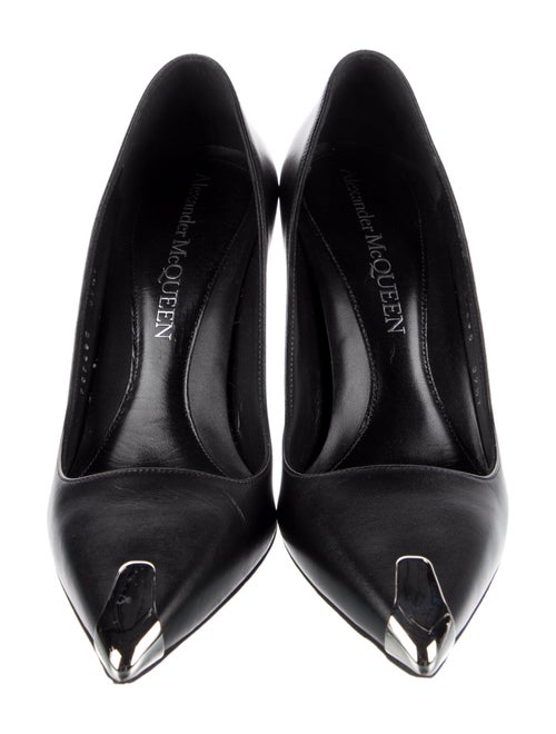 Alexander McQueen Leather Studded Accents Pumps