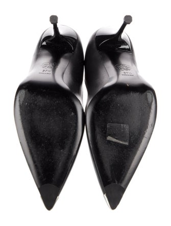 Alexander McQueen Leather Studded Accents Pumps