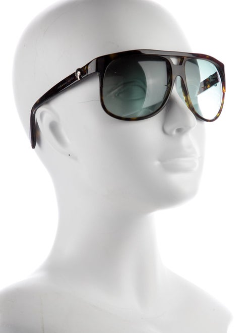 Alexander McQueen Oversize Gradient Sunglasses