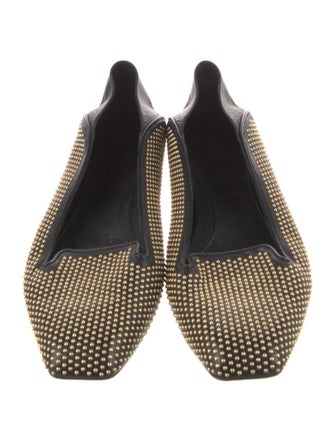 Alexander McQueen Leather Patterned Flats