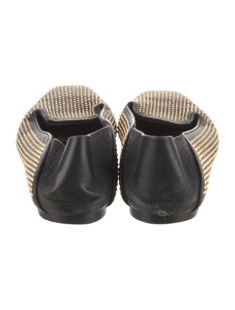 Alexander McQueen Leather Patterned Flats