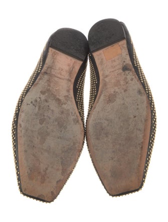 Alexander McQueen Leather Patterned Flats