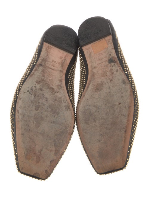 Alexander McQueen Leather Patterned Flats