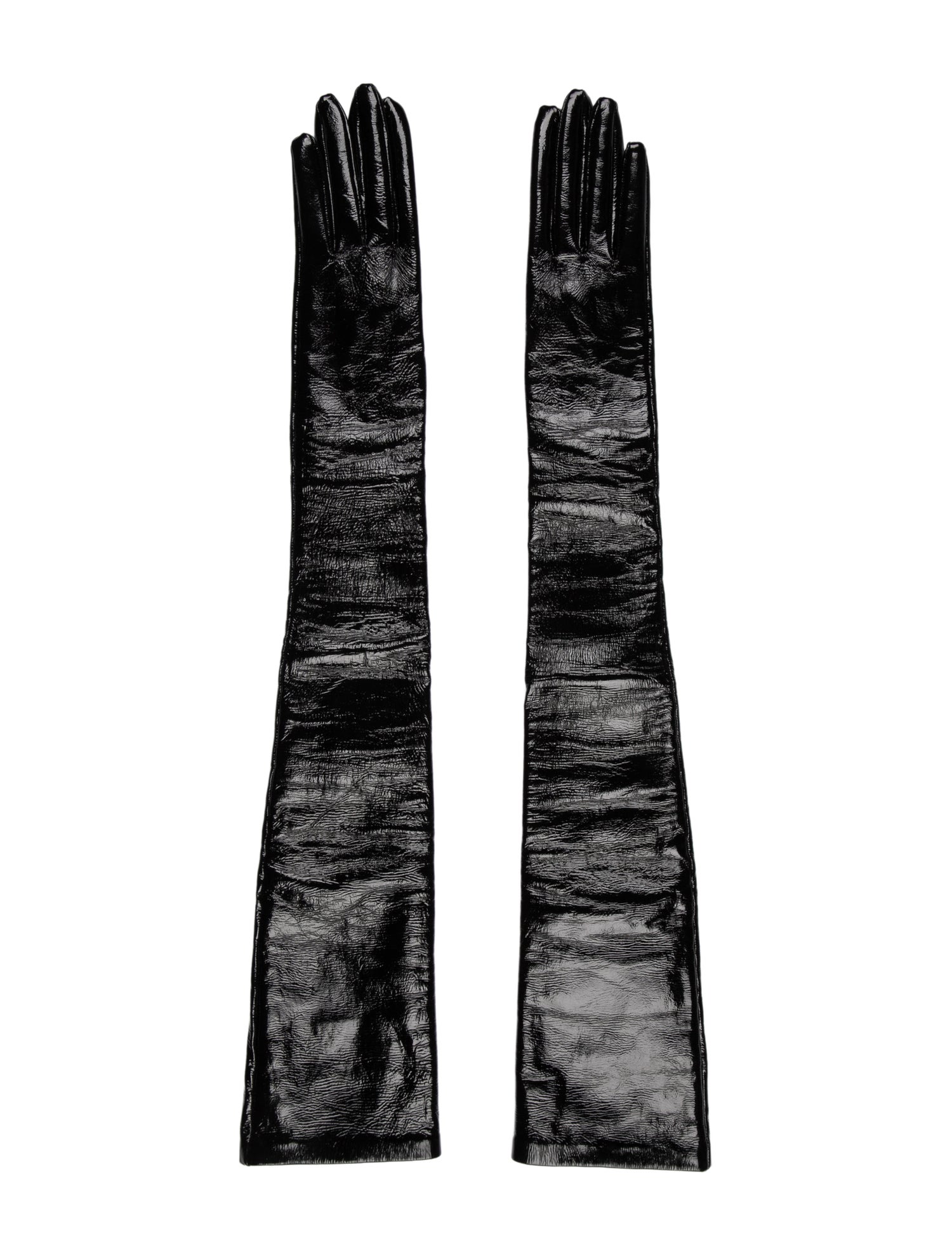 Alexander McQueen Long Leather Gloves