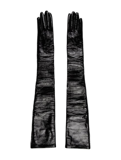 Alexander McQueen Long Leather Gloves