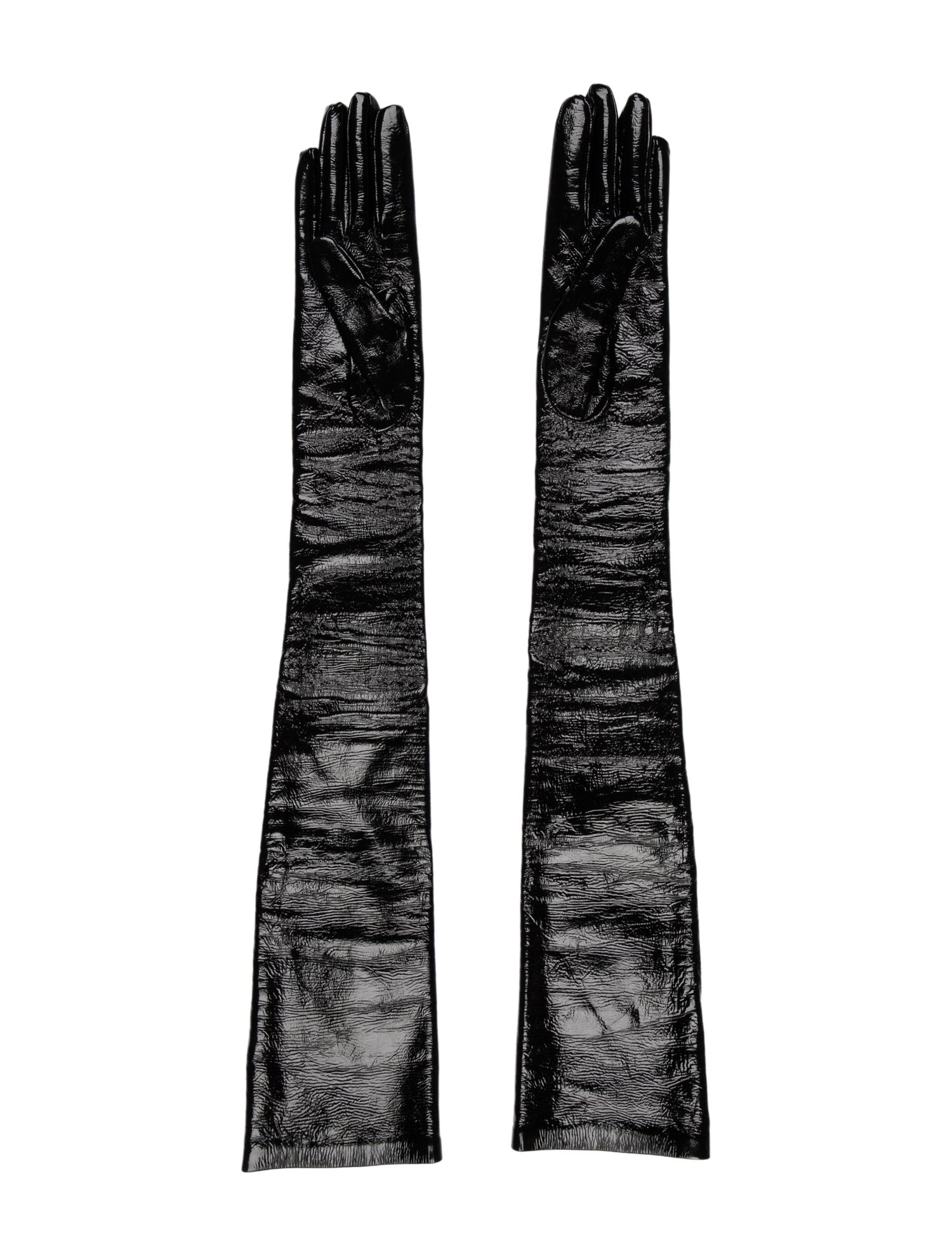 Alexander McQueen Long Leather Gloves