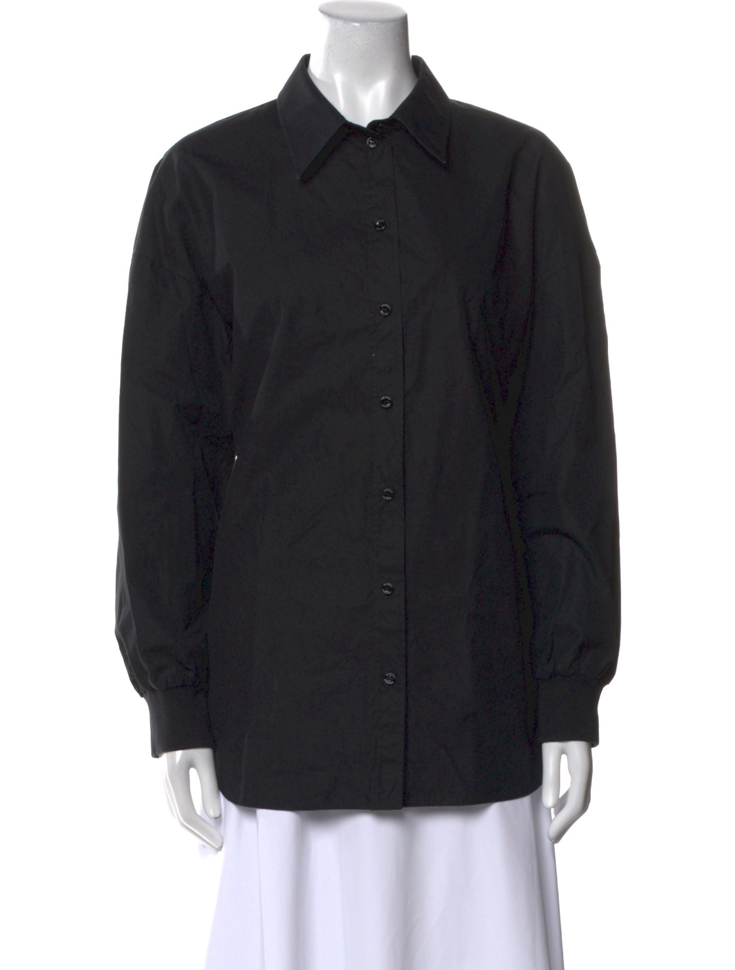 Alexander McQueen Long Sleeve Button-Up Top