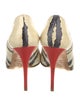 Alexander McQueen Embossed Leather Animal Print Pumps